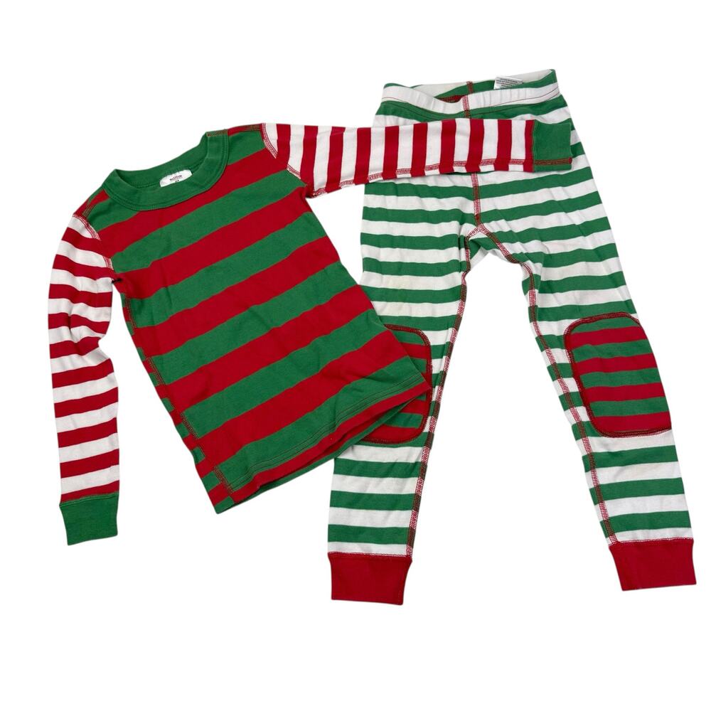Hanna Andersson Organic Holiday Stripe Pajama Set